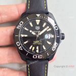 Swiss Grade Copy TAG HEUER Aquaracer Calibre 5 Black Steel 43mm Watch